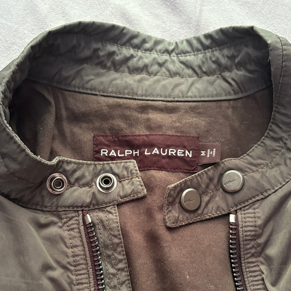 Ralph Lauren Dark Jacket with Zippered Accents Size M - Picture 4 of 13